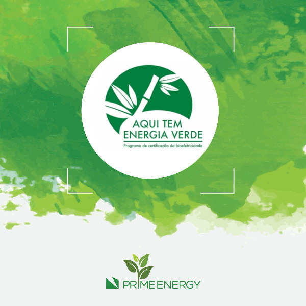 Prime Energy Recebe Selo Energia Verde